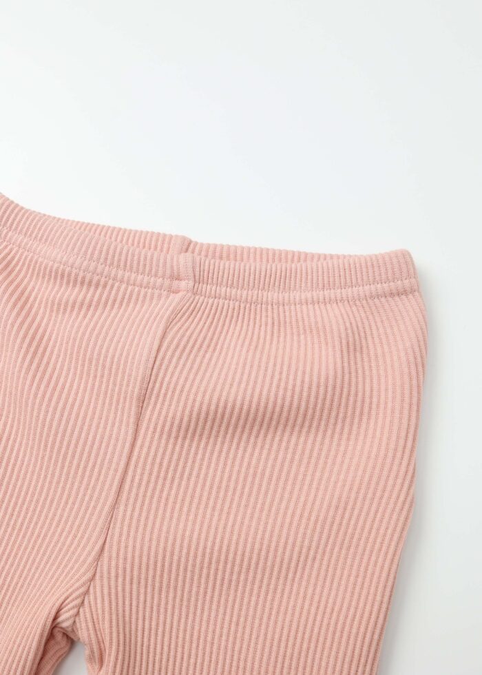 ⁦Baby Girl Striped Fabric Leggings⁩ - الصورة ⁦2⁩