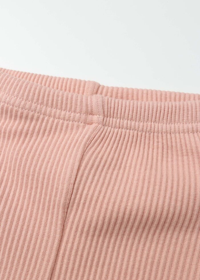 ⁦Baby Girl Striped Fabric Leggings⁩ - الصورة ⁦3⁩