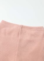 ⁦Baby Girl Striped Fabric Leggings⁩ - الصورة ⁦5⁩