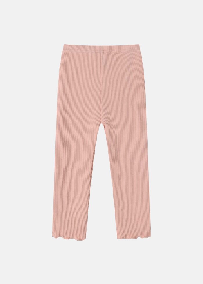 ⁦Baby Girl Striped Fabric Leggings⁩ - الصورة ⁦7⁩