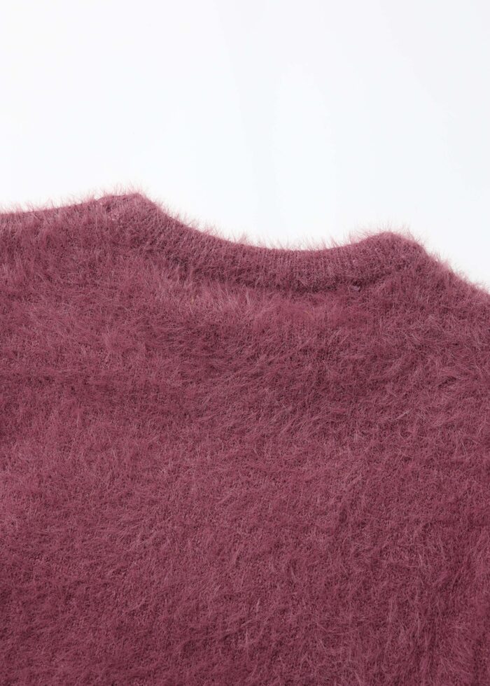 Baby Girl Hairy-Knitted Short Dress - Image 6