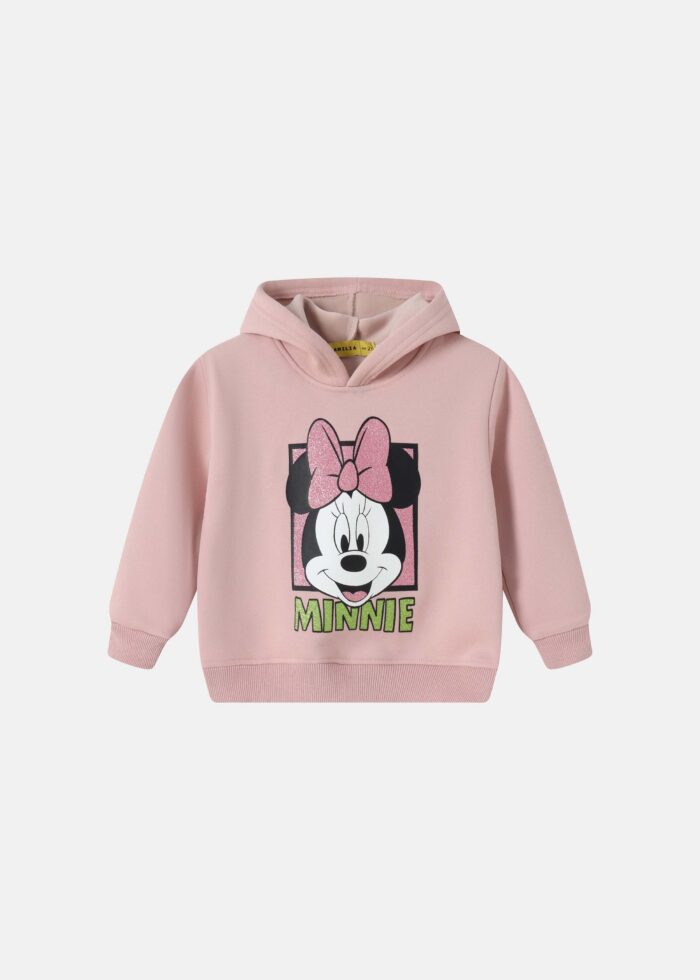 ⁦Baby Girl "Minnie Mouse" Hoodie⁩ - الصورة ⁦1⁩