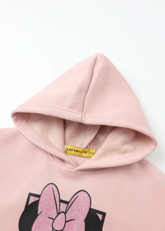 ⁦Baby Girl "Minnie Mouse" Hoodie⁩ - الصورة ⁦2⁩