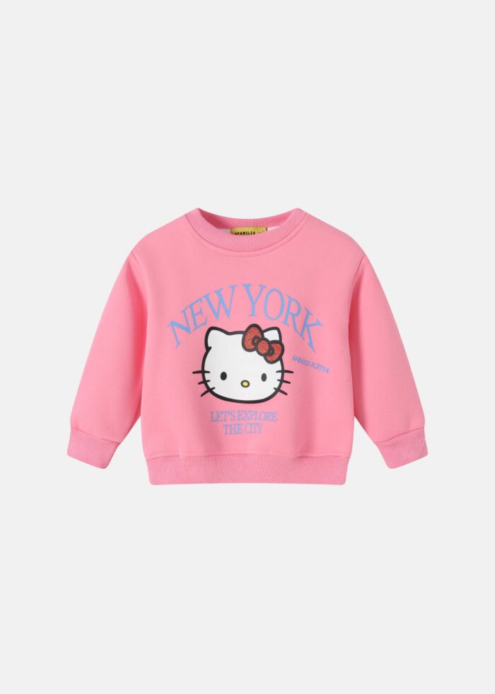 ⁦Baby Girl "Hello Kitty" Blouse⁩ - الصورة ⁦1⁩