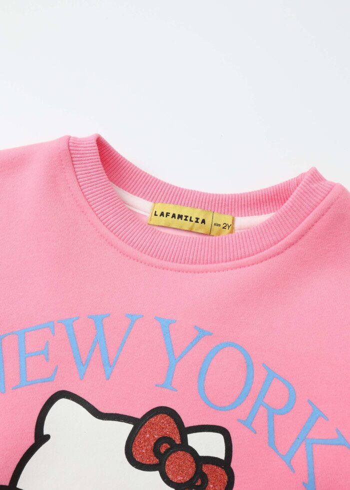 ⁦Baby Girl "Hello Kitty" Blouse⁩ - الصورة ⁦2⁩