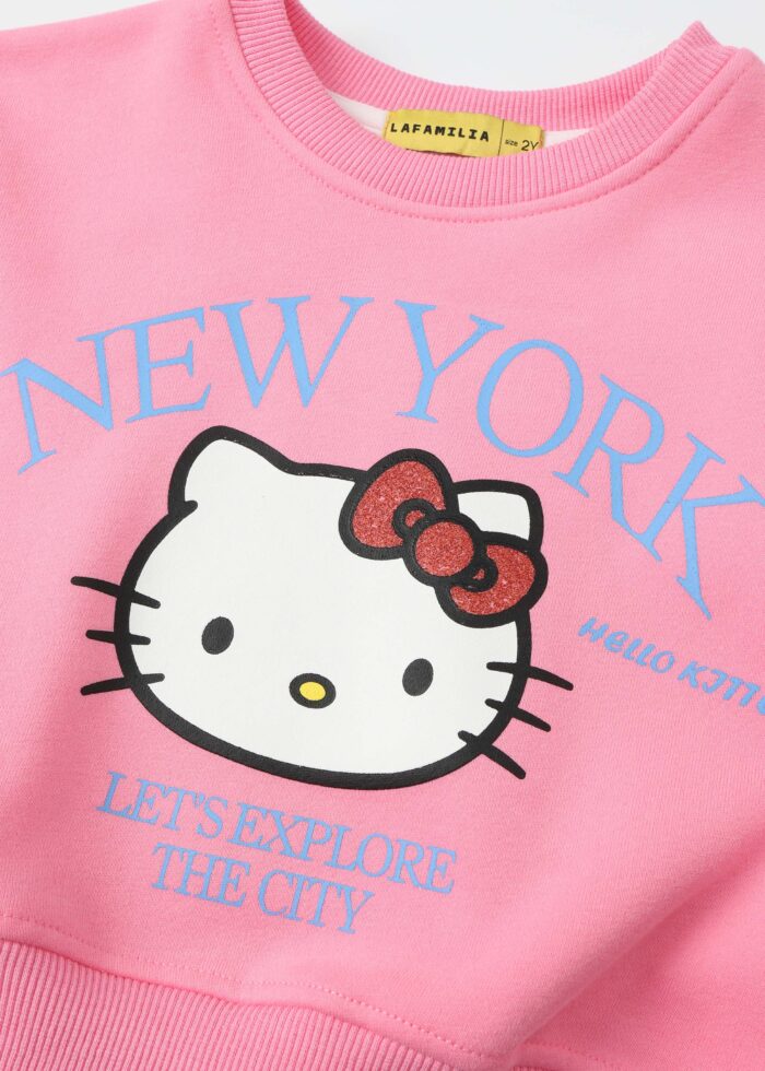 ⁦Baby Girl "Hello Kitty" Blouse⁩ - الصورة ⁦3⁩