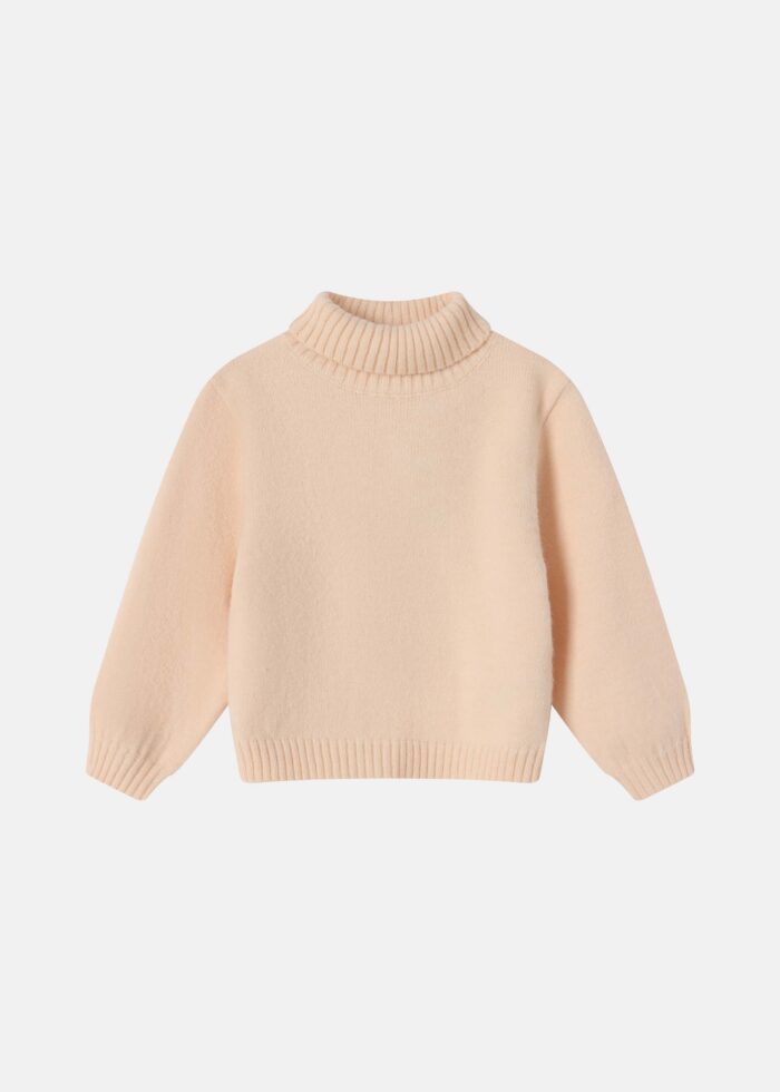 Baby Girl Knitted Plain Blouse - Image 1