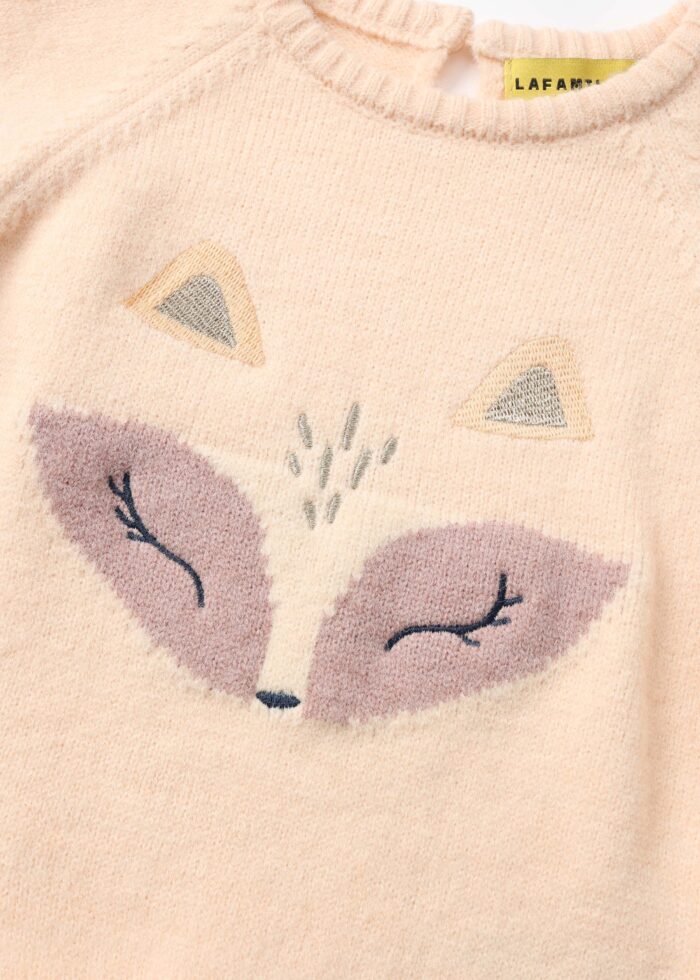 Baby Deer Embroidery Design Blouse - Image 3