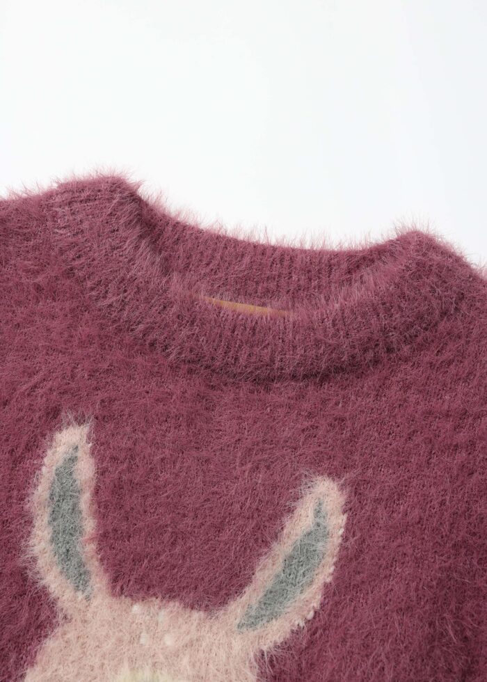 Baby Girl Rabbit Printed Blouse - Image 2
