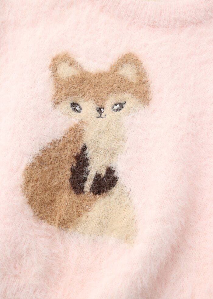 Baby Girl Fox Printed Blouse - Image 3