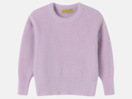 بلوزة أطفال بيبي بناتي سادة بنسيج وبري