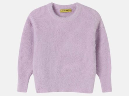 Baby Girl Hairy-Fabric Plain Blouse