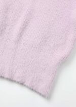 Baby Girl Hairy-Fabric Plain Blouse - Image 3