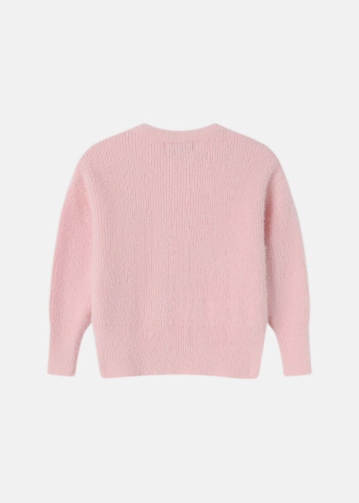 Baby Girl Hairy-Fabric Plain Blouse - Image 7