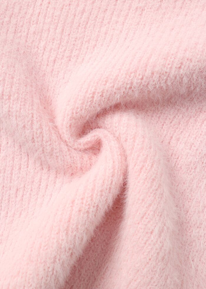 Baby Girl Hairy-Fabric Plain Blouse - Image 8
