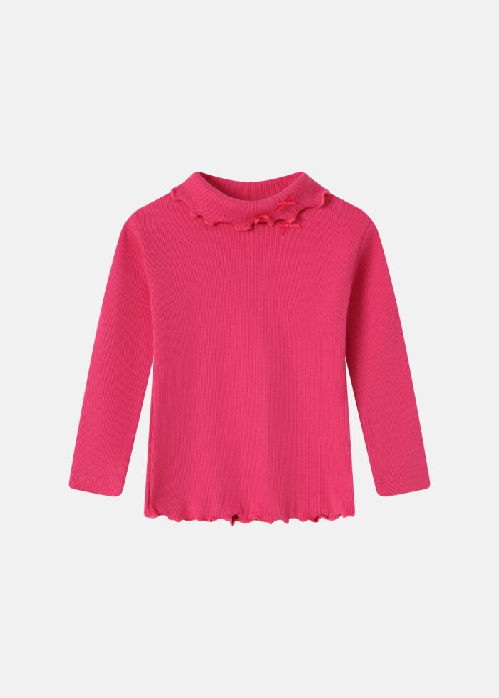 ⁦Baby Girl Striped Fabric Blouse⁩ - الصورة ⁦1⁩