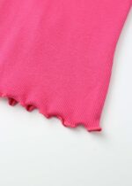 ⁦Baby Girl Striped Fabric Blouse⁩ - الصورة ⁦4⁩