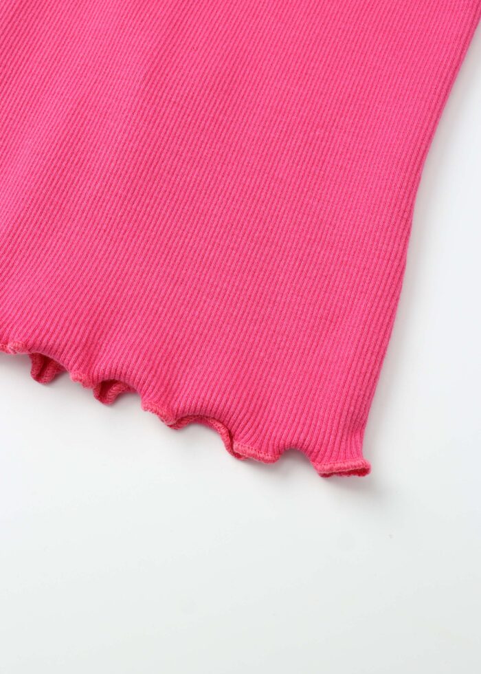 ⁦Baby Girl Striped Fabric Blouse⁩ - الصورة ⁦4⁩