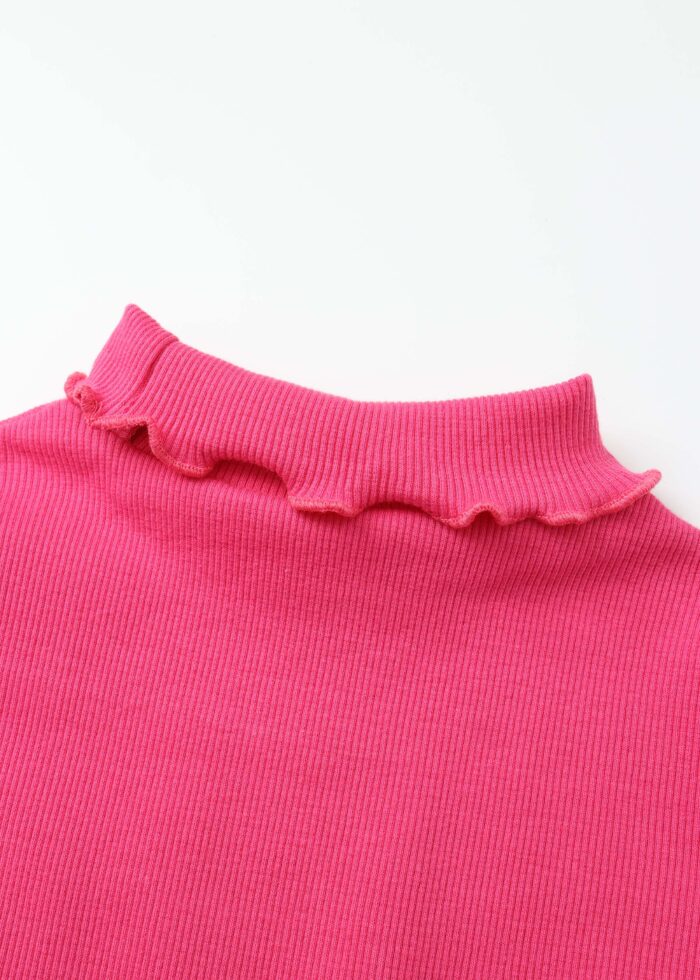 ⁦Baby Girl Striped Fabric Blouse⁩ - الصورة ⁦5⁩