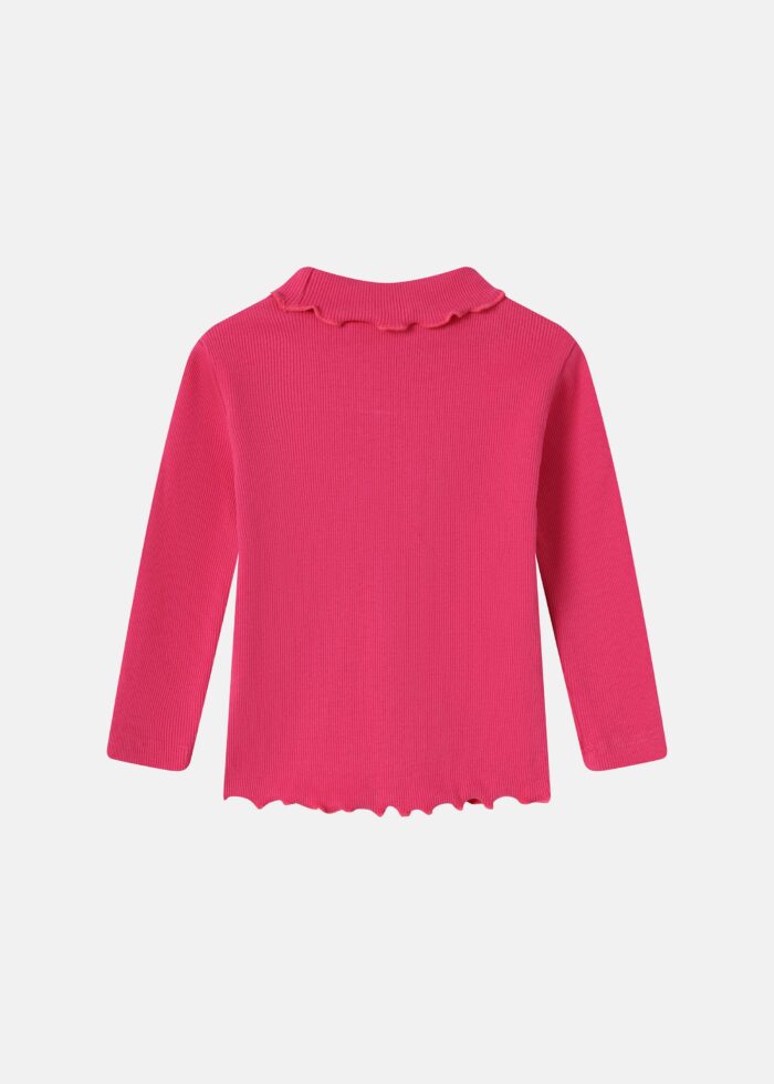 ⁦Baby Girl Striped Fabric Blouse⁩ - الصورة ⁦6⁩