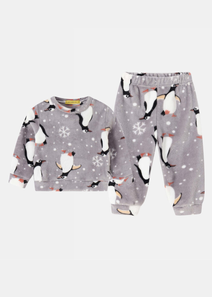 Baby Girl "Penguin" Two-Pieces Pajama - Image 1