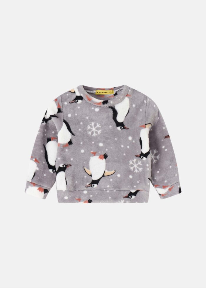 Baby Girl "Penguin" Two-Pieces Pajama - Image 2
