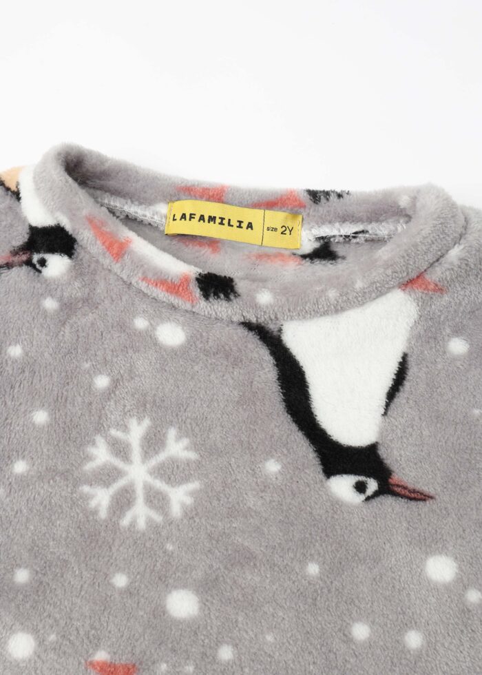 Baby Girl "Penguin" Two-Pieces Pajama - Image 3