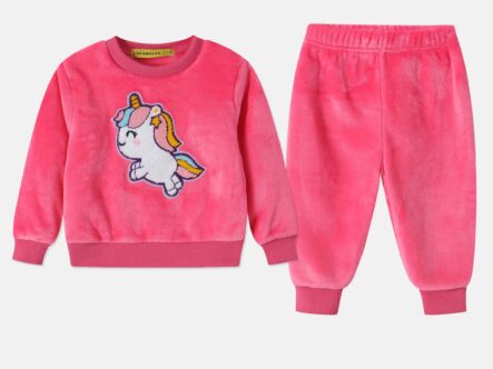 بيجامة أطفال بيبي بناتي قطعتين "Unicorn"