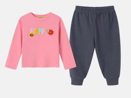 Baby Girl "Happy" Two-Pieces Pajama
