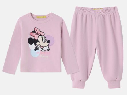 بيجامة أطفال بيبي بناتي قطعتين "Minnie Mouse"
