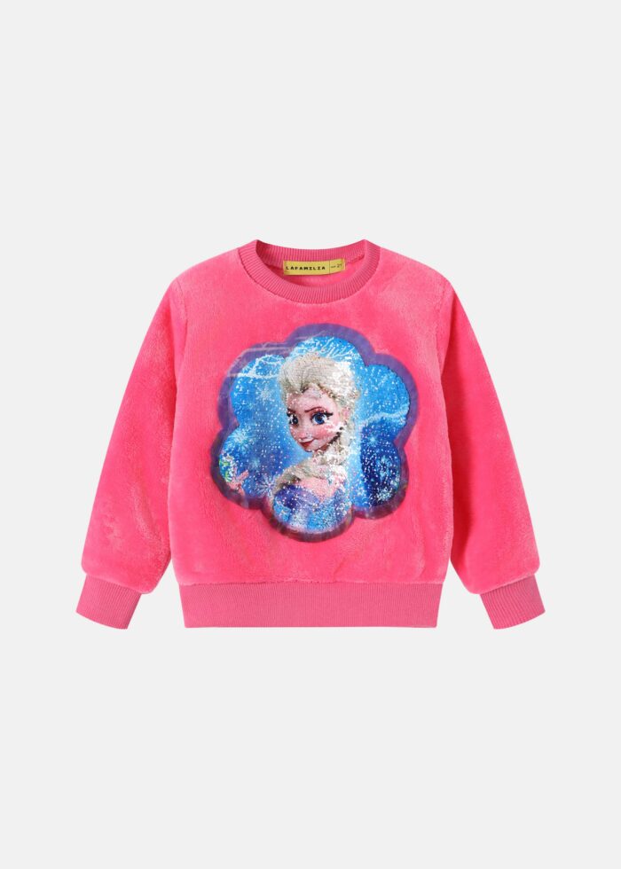 ⁦Baby Girl "Elsa & Anna" Two-Pieces Pajama⁩ - الصورة ⁦2⁩