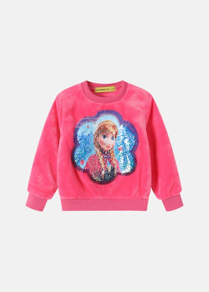 ⁦Baby Girl "Elsa & Anna" Two-Pieces Pajama⁩ - الصورة ⁦3⁩