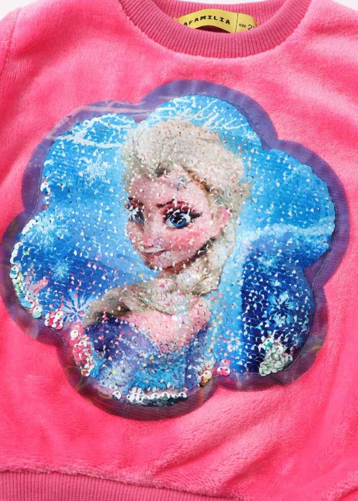 ⁦Baby Girl "Elsa & Anna" Two-Pieces Pajama⁩ - الصورة ⁦5⁩