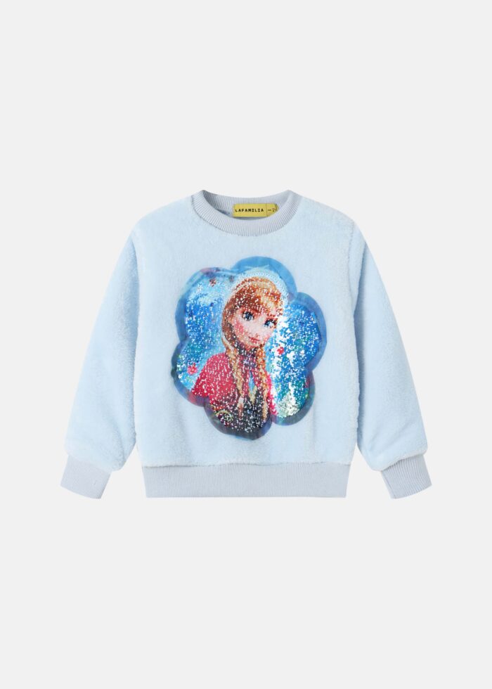 ⁦Baby Girl "Elsa & Anna" Two-Pieces Pajama⁩ - الصورة ⁦2⁩