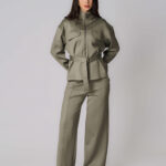 Women Plain Scuba Fabric Track Jacket