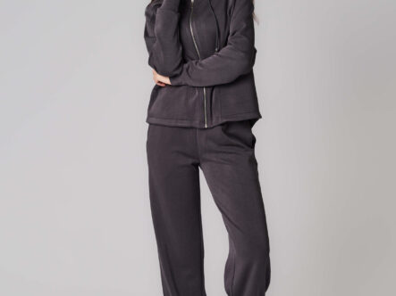 Women Plain Scuba Fabric Track Jacket
