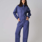 Women Plain Scuba Fabric Track Jacket