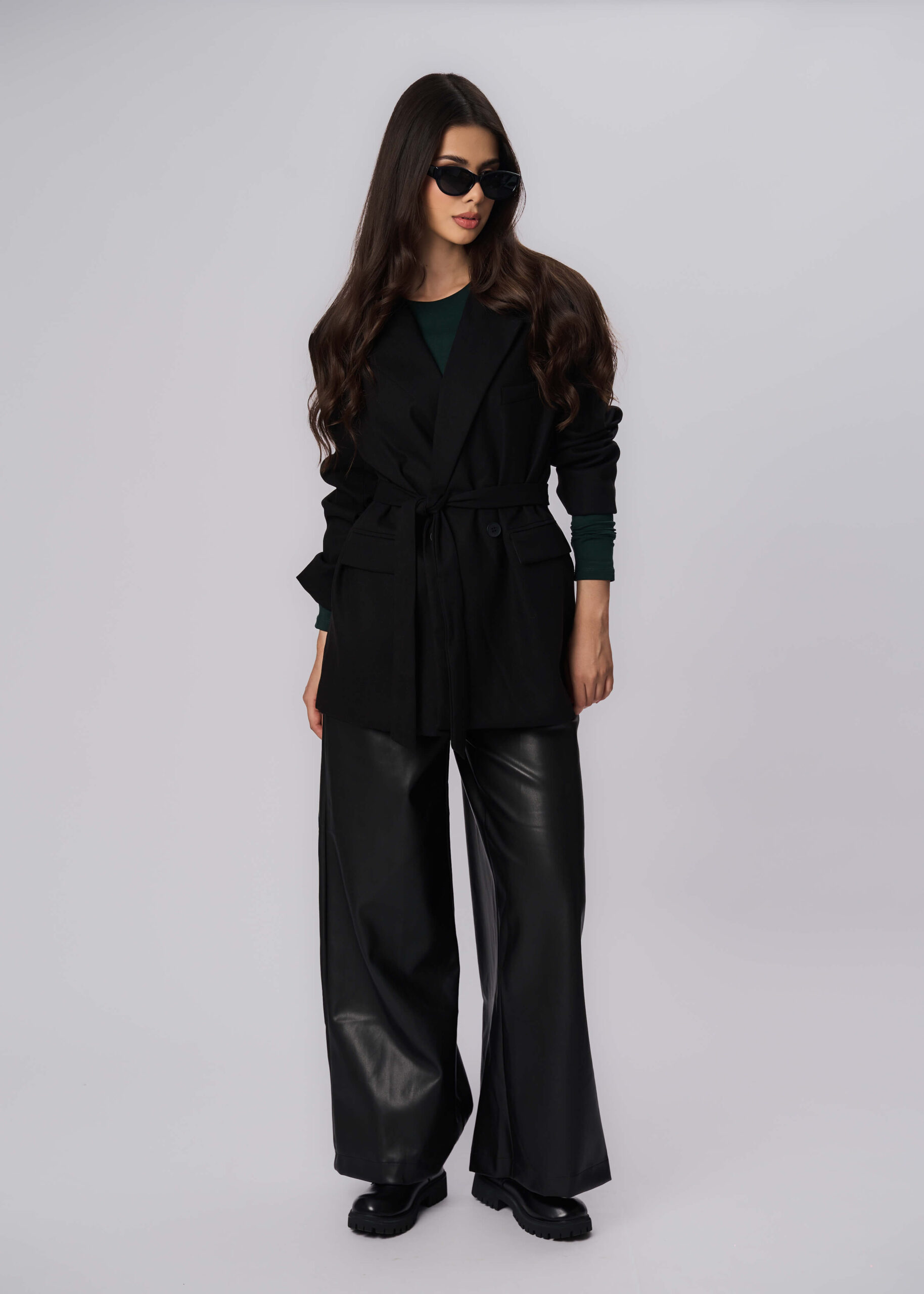 6225203016501-x Women Plain Blazer - Image 1