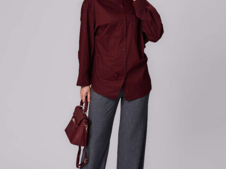 Women Side Folded Design Shirt