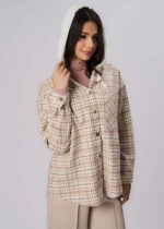 ⁦قميص نسائي كاروهات⁩ - الصورة ⁦2⁩