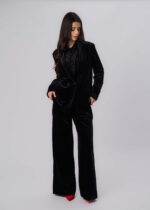Women Velvet Trouser - Image 2