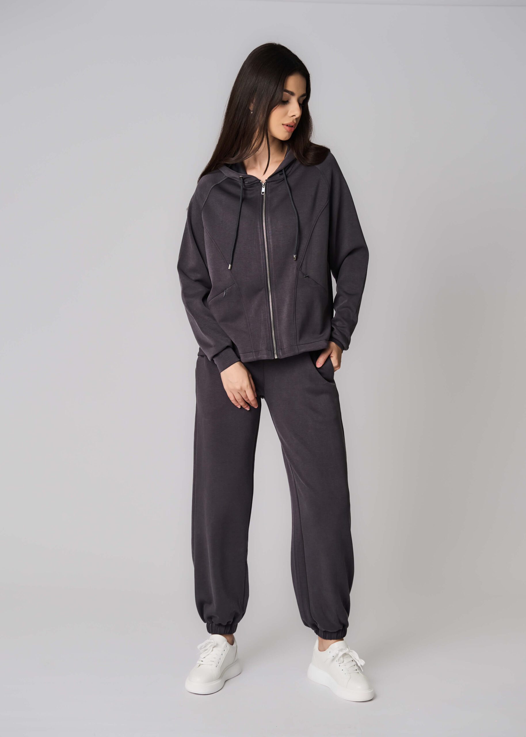 6225208009551-x بنطلون رياضة نسائي سادة - الصورة 1