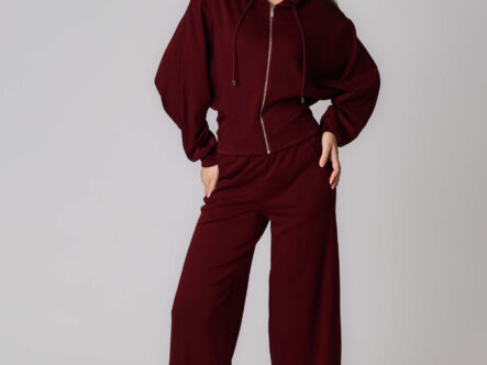 Women Plain Scuba Fabric Trouser