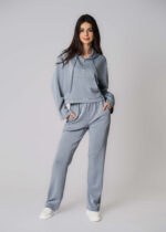 Women Plain Scuba Fabric Trouser