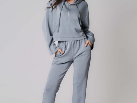 Women Plain Scuba Fabric Trouser