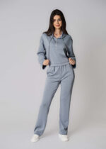 Women Plain Scuba Fabric Trouser - Image 2