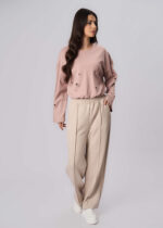 Women Plain Scuba Fabric Trouser