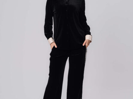 Women Velvet Trouser