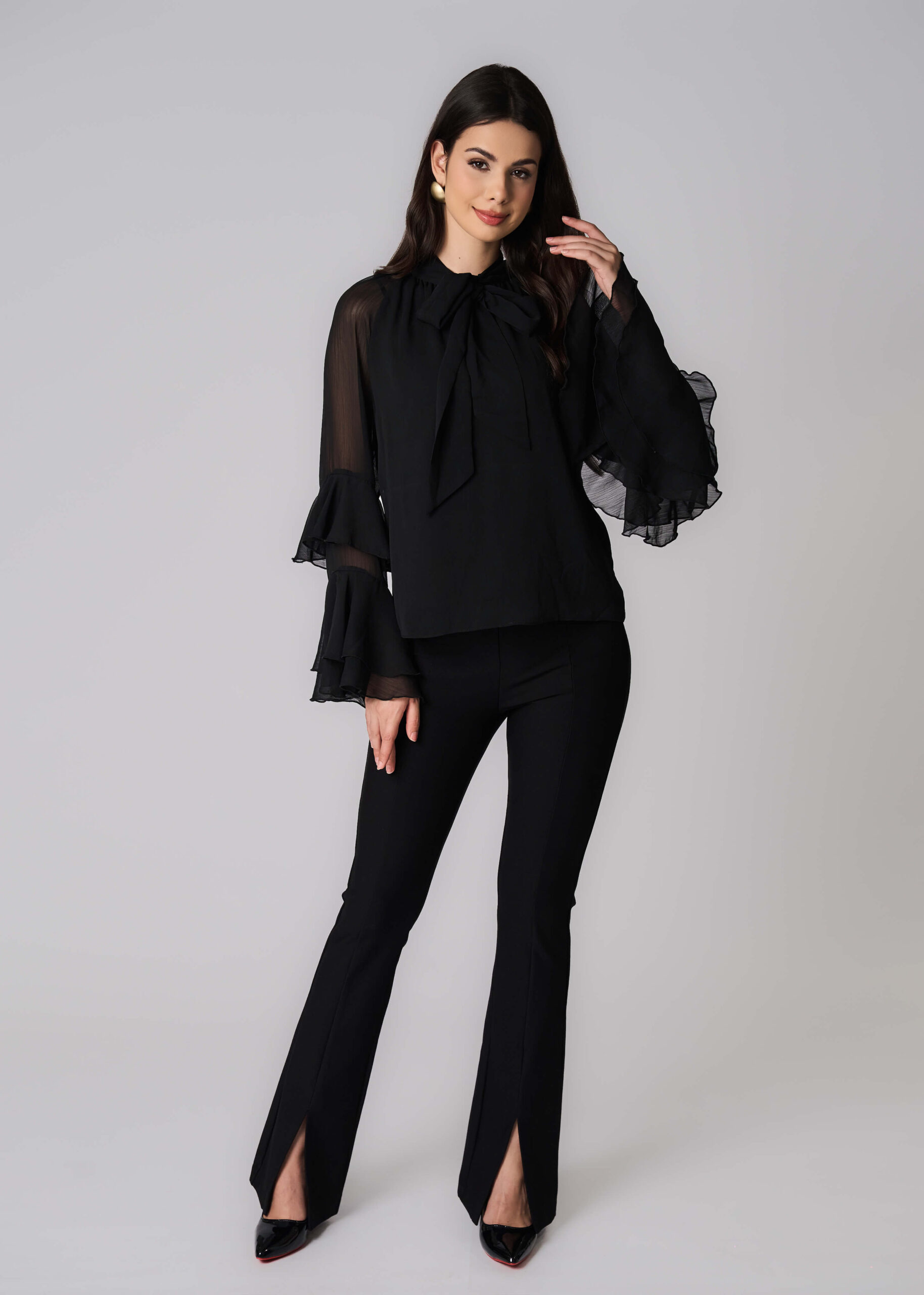 6225208019301-x Women Plain Trouser - Image 1