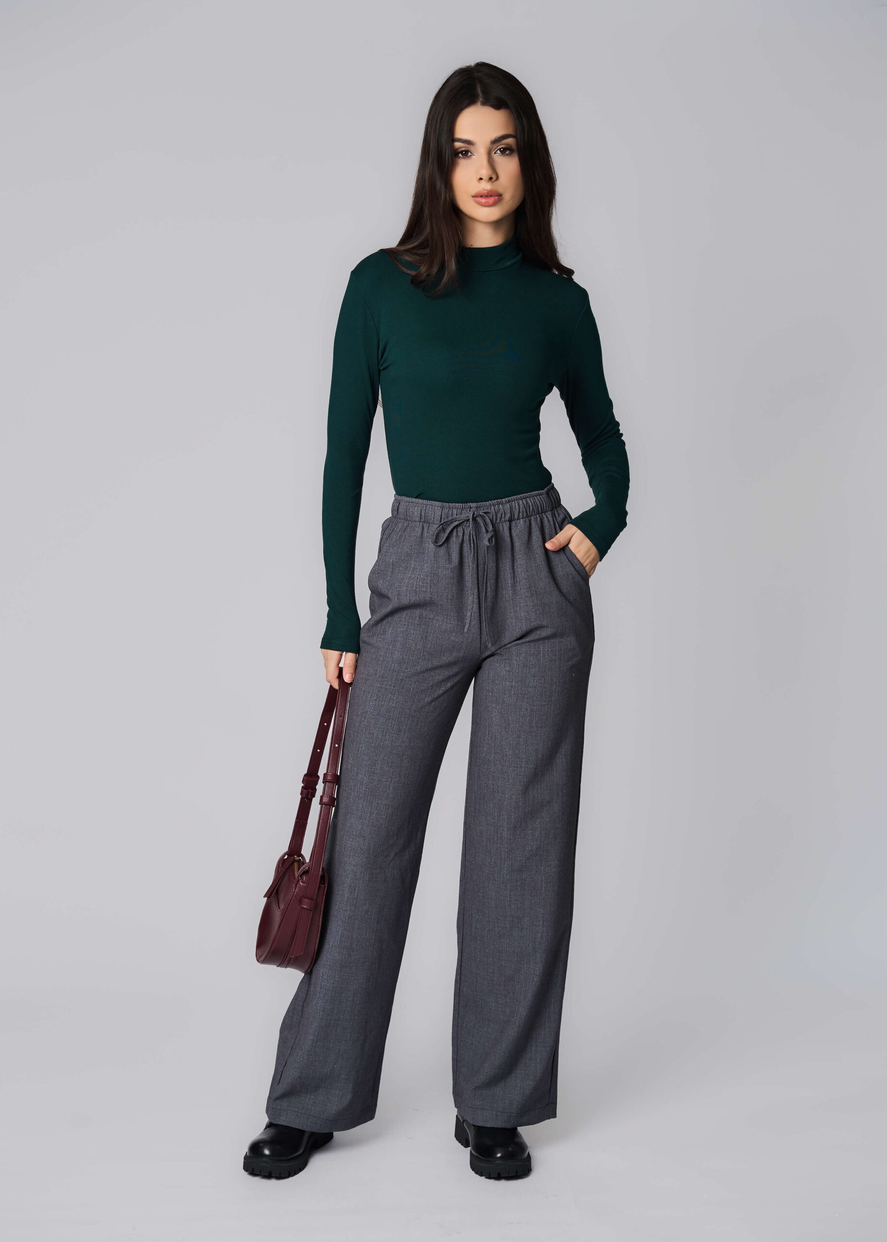 6225208021818-x بنطلون نسائي سادة - الصورة 1